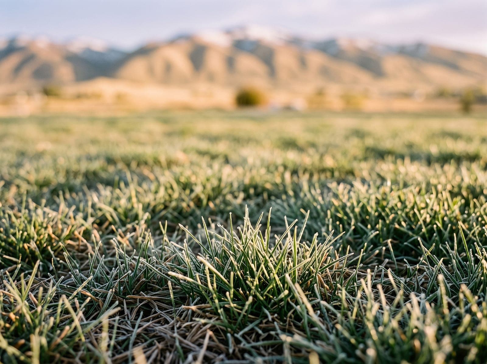 Cool-season turf, tight timing on a Cache Valley lawn near Logan, Utah