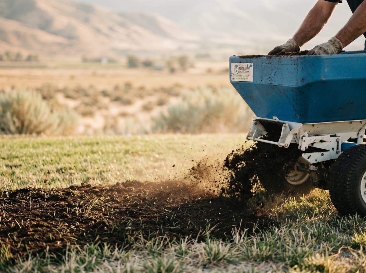 Compost topdressing